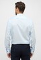 Eterna Original Shirt Pure Cotton Poplin Non-Iron Contrast Lining Overhemd Sky Blue