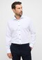 Eterna Original Shirt Pure Cotton Poplin Non-Iron Contrast Lining Overhemd Wit