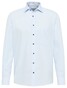 Eterna Original Shirt Uni Cotton Poplin Non-Iron Overhemd Sky Blue