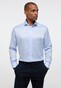 Eterna Performance Shirt Natté Stretch Texture Light Blue