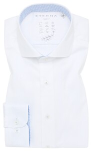 Eterna Performance Shirt Textured Natté Stretch Easy-Iron Overhemd Wit