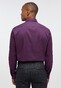 Eterna Performance Shirt Twill-Stretch Fine Check Pattern Dark Red