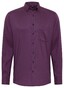 Eterna Performance Shirt Twill-Stretch Fine Check Pattern Dark Red