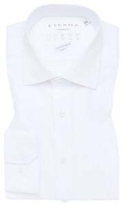 Eterna Performance Shirt Twill Stretch Gala Kent Collar Overhemd Wit