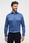 Eterna Performance Shirt Twill-Stretch Plain Color Easy Iron Overhemd Smoke Blue