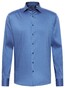 Eterna Performance Shirt Twill-Stretch Plain Color Easy Iron Overhemd Smoke Blue