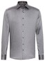 Eterna Performance Shirt Twill-Stretch Plain Color Easy Iron Overhemd Zilver