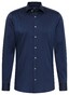 Eterna Performance Shirt Twill Stretch Plain Color Overhemd Navy