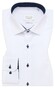 Eterna Pinpoint Oxford Cotton Non-Iron Classic Kent Longer Sleeve Overhemd Wit