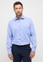 Eterna Pinpoint Oxford Cotton Non-Iron Classic Kent Overhemd Blauw