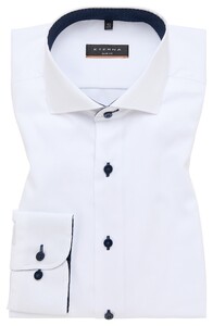 Eterna Pinpoint Oxford Cotton Non-Iron Shirt White