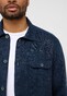 Eterna Premium 1863 Casual Linen Overshirt Navy