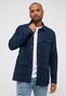 Eterna Premium 1863 Casual Linen Overshirt Navy