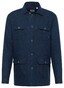 Eterna Premium 1863 Casual Linen Overshirt Navy