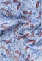 Eterna Premium 1863 Fantasy Leaves Super Soft Twill Easy Iron Overhemd Blauw