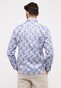 Eterna Premium 1863 Fantasy Pattern Twill Easy-Iron Shark Collar Shirt Royal Blue