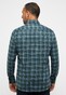 Eterna Premium 1863 Flanel Check Classic Button-Down Easy-Iron Overhemd Jade