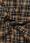 Eterna Premium 1863 Flanel Check Mini Button-Down Overhemd Zwart-Bruin