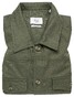 Eterna Premium 1863 Flanel Super Soft Plain Color Overshirt Groen