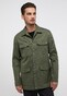 Eterna Premium 1863 Flanel Super Soft Plain Color Overshirt Groen