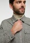 Eterna Premium 1863 Flanel Zipper Check Double Breast Pocket Overshirt Off White