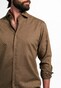 Eterna Premium 1863 Flannel Super Soft Shark Collar Shirt Caramel