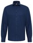 Eterna Premium 1863 Flannel Super Soft Shark Collar Shirt Dark Evening Blue