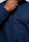 Eterna Premium 1863 Flannel Super Soft Shark Collar Shirt Dark Evening Blue