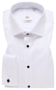 Eterna Premium 1863 French Cuffs Luxury Two-Ply Twill Non-Iron Shirt White