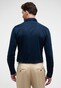 Eterna Premium 1863 Jersey Mercerized Cotton Non-Iron Luxury Softness Overhemd Navy