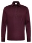 Eterna Premium 1863 Jersey Non-Iron Super Soft Long Sleeve Poloshirt Burgundy