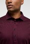 Eterna Premium 1863 Jersey Non-Iron Super Soft Long Sleeve Poloshirt Burgundy