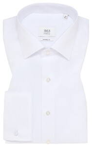 Eterna Premium 1863 Luxury Cotton Two-Ply French Cuffs Overhemd Wit