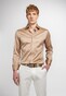 Eterna Premium 1863 Luxury Gentle Shirt Plain Color Non-Iron Cotton Overhemd Beige