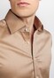 Eterna Premium 1863 Luxury Gentle Shirt Plain Color Non-Iron Cotton Overhemd Beige