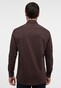 Eterna Premium 1863 Luxury Super Soft Jersey Cotton Wool Blend Shirt Brown