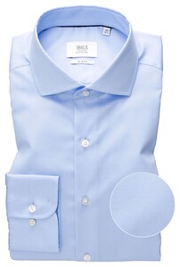 Eterna Premium 1863 Luxury Twill Two-Ply Non-Iron Cotton Overhemd Licht Blauw