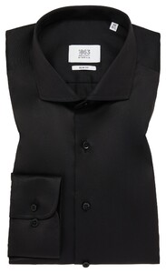 Eterna Premium 1863 Luxury Twill Two-Ply Non-Iron Cotton Overhemd Zwart