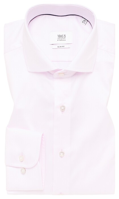 Eterna Premium 1863 Luxury Twill Two-Ply Non-Iron Cotton Shirt Rosa