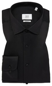 Eterna Premium 1863 Luxury Two-Ply Twill Overhemd Zwart