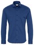 Eterna Premium 1863 Soft Jersey Plain Color Mercerized Cotton Non-Iron Overhemd Blauw