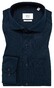 Eterna Premium 1863 Soft Jersey Plain Color Mercerized Cotton Non-Iron Overhemd Navy