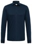 Eterna Premium 1863 Soft Jersey Plain Color Mercerized Cotton Non-Iron Overhemd Navy