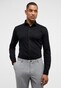 Eterna Premium 1863 Soft Jersey Plain Color Mercerized Cotton Non-Iron Shirt Black