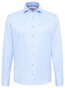 Eterna Premium 1863 Soft Luxury Twill Garment Washed Overhemd Licht Blauw