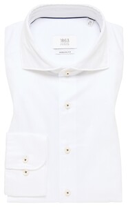 Eterna Premium 1863 Soft Luxury Twill Garment Washed Overhemd Off White