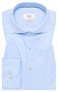 Eterna Premium 1863 Soft Luxury Twill Garment Washed Shirt Light Blue