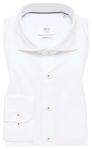 Eterna Premium 1863 Soft Luxury Twill Garment Washed Shirt Off White