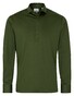 Eterna Premium 1863 Super Soft Jersey Cotton Long Sleeve Poloshirt Green