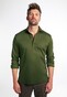 Eterna Premium 1863 Super Soft Jersey Cotton Long Sleeve Poloshirt Green